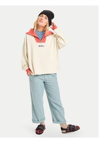 Quiksilver Polar Sungai Block EQWFT03192 Biały Oversize. Kolor: biały. Materiał: bawełna #7