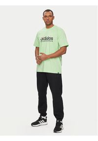 Adidas - adidas T-Shirt Landscape IM8306 Zielony Regular Fit. Kolor: zielony. Materiał: bawełna #2