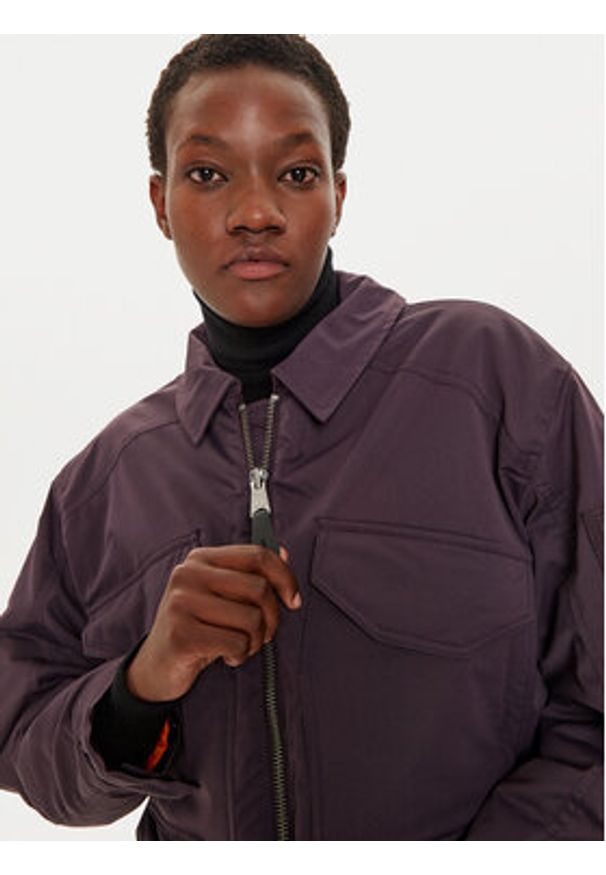 Alpha Industries Kurtka przejściowa 148011 Fioletowy Regular Fit. Kolor: fioletowy. Materiał: syntetyk
