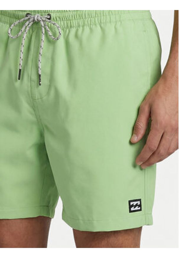 Billabong Szorty kąpielowe All Day EBYJV00134 Zielony Regular Fit. Kolor: zielony. Materiał: syntetyk