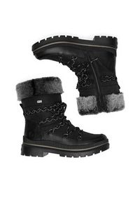 Remonte Botki D0C81-03 Czarny. Kolor: czarny. Materiał: skóra #4