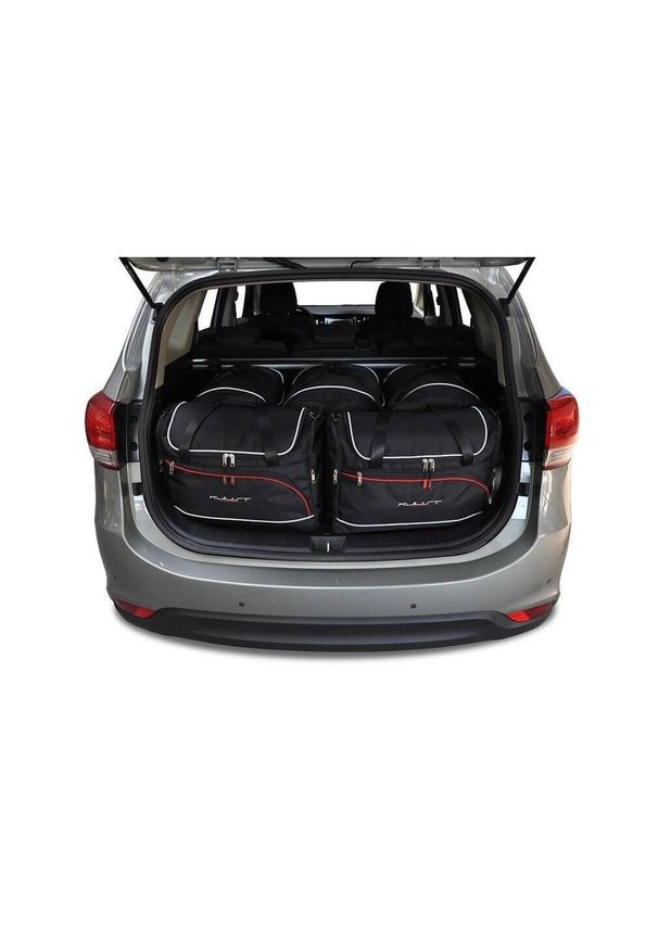 KJUST - Torby Do Bagażnika Kia Carens 2013-2018 5Szt Kjust. Kolor: czarny. Styl: sportowy
