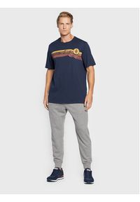 skechers - Skechers T-Shirt Big Adventure MTS334 Granatowy Regular Fit. Kolor: niebieski. Materiał: bawełna #4