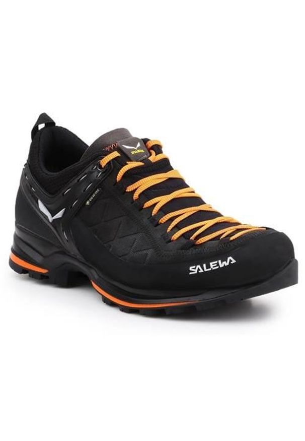 Buty trekkingowe męskie Salewa Buty Męskie MS Mtn Trainer 2 Gtx. Zapięcie: sznurówki. Kolor: czarny, brązowy, wielokolorowy. Materiał: materiał, syntetyk. Szerokość cholewki: normalna