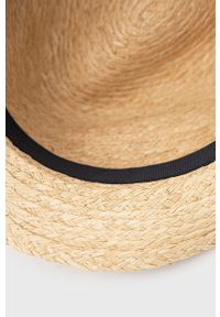 TOMMY HILFIGER - Tommy Hilfiger kapelusz kolor beżowy. Kolor: beżowy #4