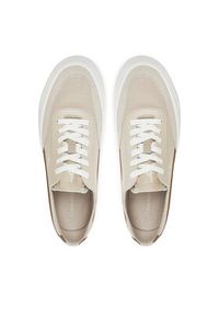 Calvin Klein Jeans Sneakersy Vulc Flatform Low Cv Mix Mg YW0YW01770 Beżowy. Kolor: beżowy. Materiał: materiał #6