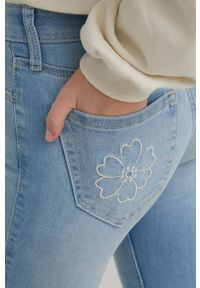 Hollister Co. jeansy damskie high waist. Stan: podwyższony. Kolor: niebieski #3