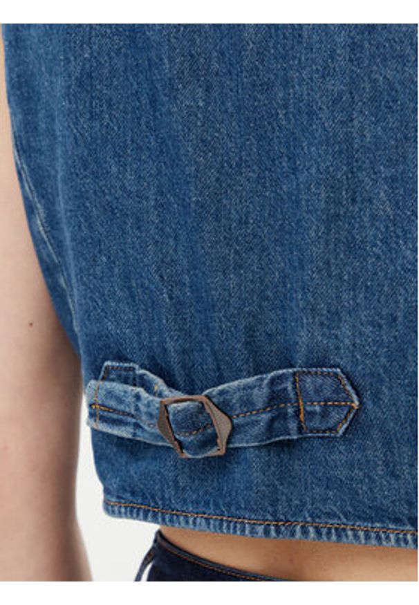 Levi's® Kamizelka 001WQ-0000 Niebieski Regular Fit. Kolor: niebieski. Materiał: bawełna