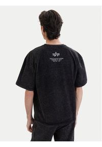 Alpha Industries T-Shirt Acid Logo 258519 Czarny Regular Fit. Kolor: czarny. Materiał: bawełna #2