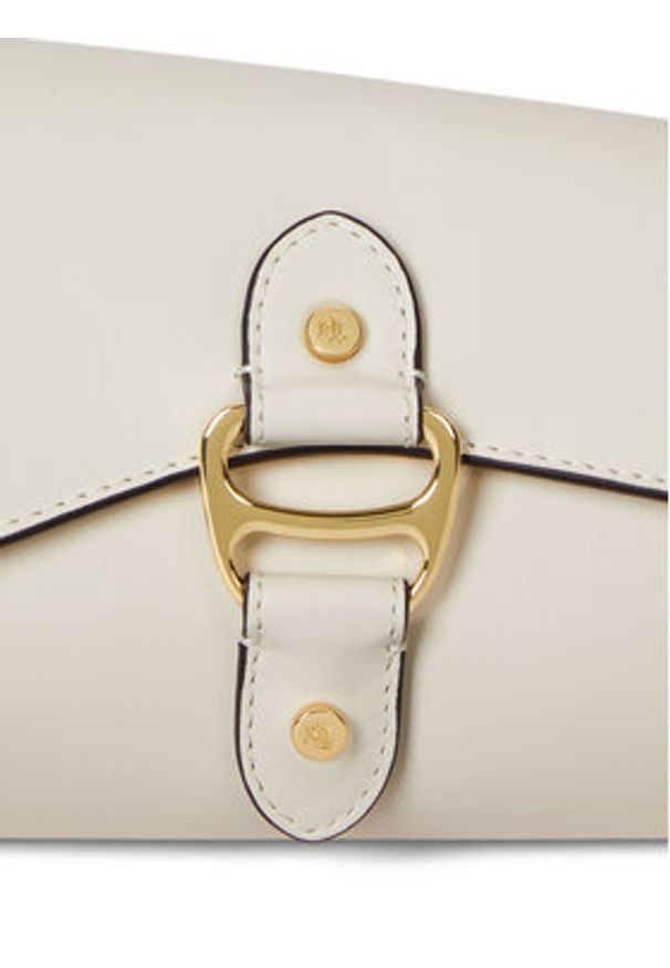 Lauren Ralph Lauren - LAUREN RALPH LAUREN Torebka 431977487004 Biały. Kolor: biały. Materiał: skórzane