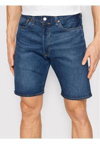 Levi's® Szorty jeansowe 501® Hemmed 36512-0152 Granatowy Regular Fit. Kolor: niebieski. Materiał: bawełna