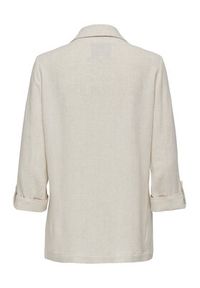 only - ONLY Marynarka Siesta 15322274 Beżowy Loose Fit. Kolor: beżowy. Materiał: wiskoza #5