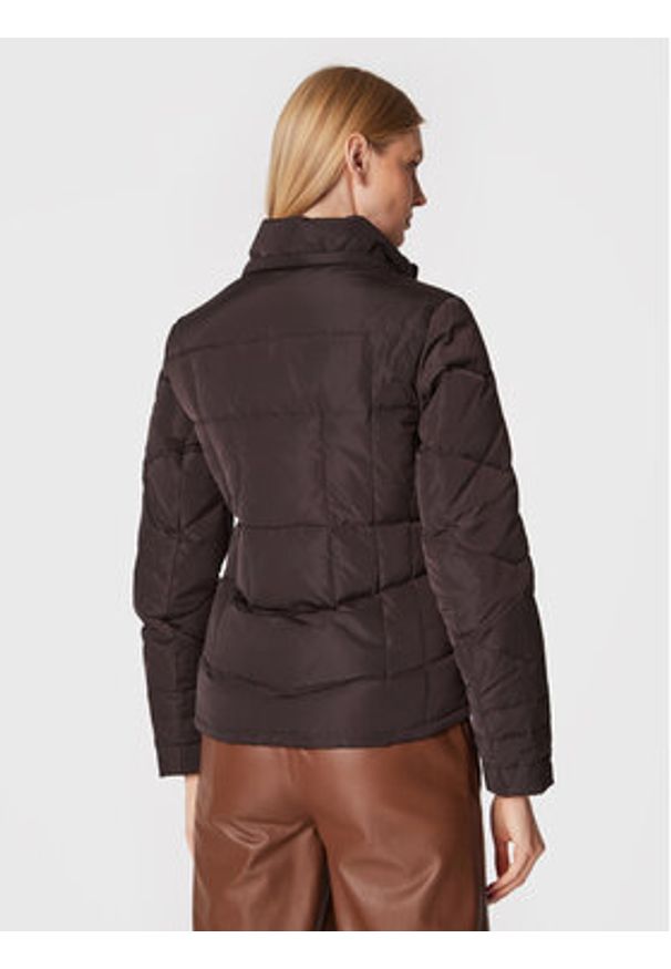 Morgan Kurtka puchowa 222-GITAM Brązowy Regular Fit. Kolor: brązowy. Materiał: syntetyk