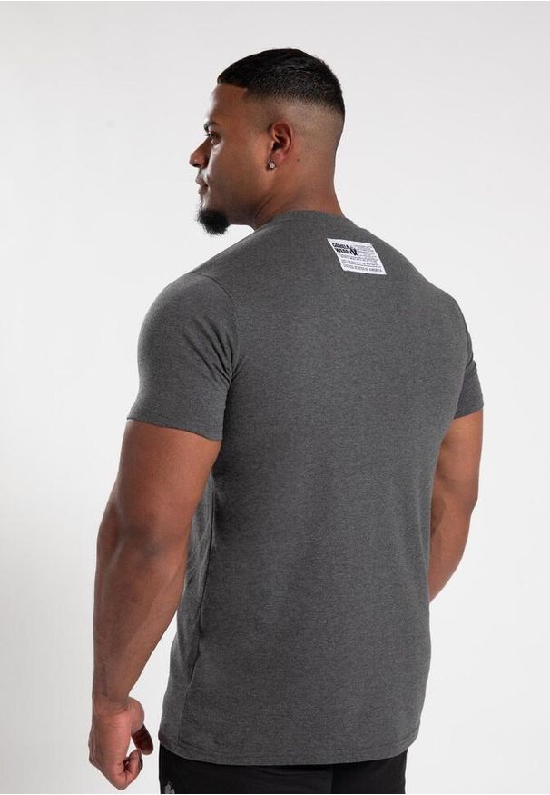 GORILLA WEAR - Classic Koszulka - Dark Szary. Kolor: szary. Sport: fitness