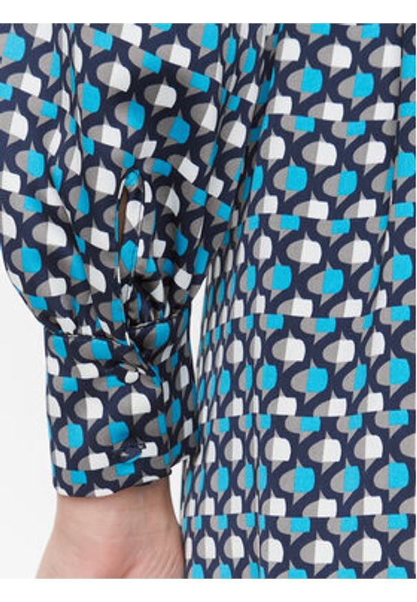 Marella Sukienka codzienna Tabella 2332261536200 Turkusowy Regular Fit. Okazja: na co dzień. Kolor: turkusowy. Materiał: syntetyk. Typ sukienki: proste. Styl: casual