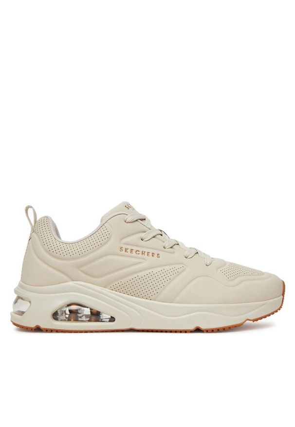 skechers - Skechers Sneakersy Tres-Air Uno-Casairal 183090/OFWT Biały. Kolor: biały. Materiał: materiał