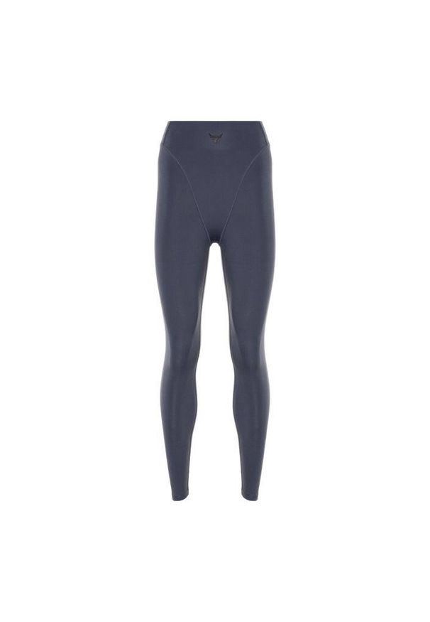 Legginsy treningowe damskie Under Armour Project Rock LG Grind Ankle Leg. Kolor: szary