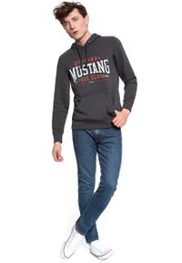 Mustang - BLUZA MUSTANG Printed Hoodie PHANTOM 1009346 4087 #9