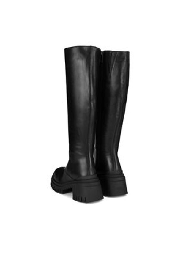 Badura Kozaki IRINA-01W2-003 Czarny. Kolor: czarny. Materiał: skóra