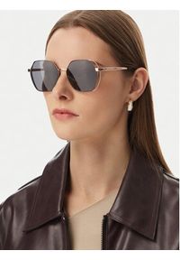 Nine West Okulary przeciwsłoneczne CEO-NW55240S Brązowy. Kolor: brązowy #4