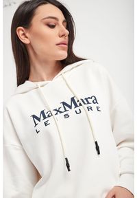 Max Mara Leisure - Bluza Aggravi MAX MARA LEISURE. Typ kołnierza: kaptur. Wzór: nadruk #4