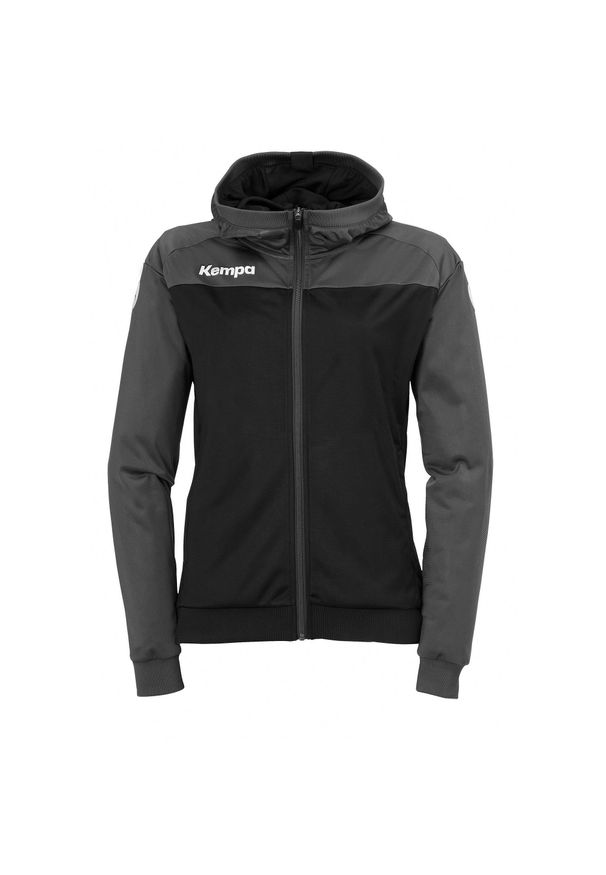 KEMPA - Kurtka damska Kempa Prime Multi. Typ kołnierza: kaptur. Kolor: wielokolorowy, szary, czarny, brązowy. Wzór: prążki. Sport: fitness, piłka ręczna
