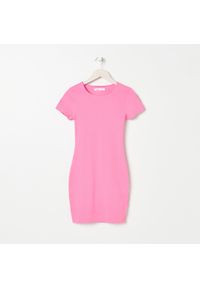 Sinsay - Sukienka mini - Różowy. Kolor: różowy. Długość: mini #1