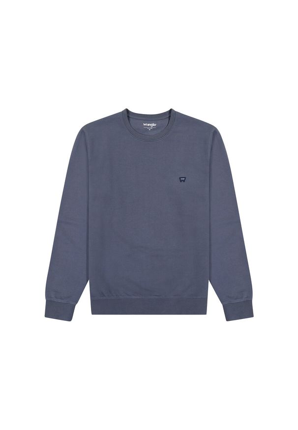 Wrangler - WRANGLER MĘSKA BLUZA SIGN OFF CREW Grisallie 112357335 W6589008823