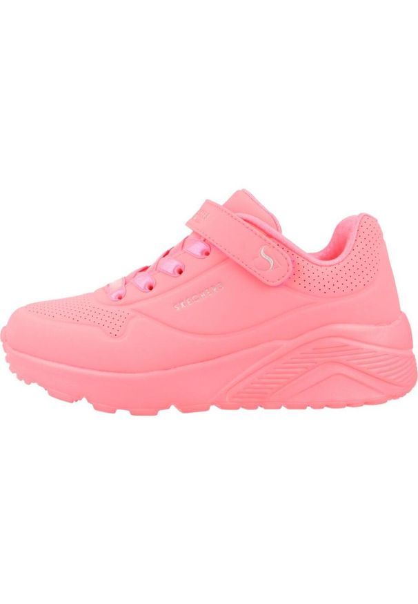 skechers - Buty sportowe Sneakersy dziewczęce, Uno Lite. Kolor: różowy. Materiał: materiał, syntetyk. Szerokość cholewki: normalna. Sport: turystyka piesza