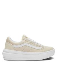 Tenisówki Vans Model Old Skool Overt Cc Kolor Beżowy. Kolor: beżowy. Materiał: tkanina, skóra. Model: Vans Old Skool. Sport: skateboard