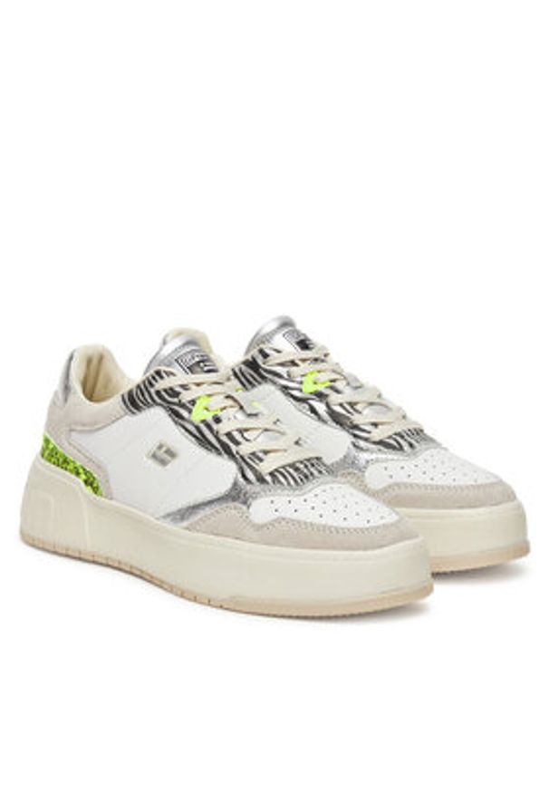 D.Franklin Sneakersy DFSH321097 Kolorowy. Materiał: skóra. Wzór: kolorowy