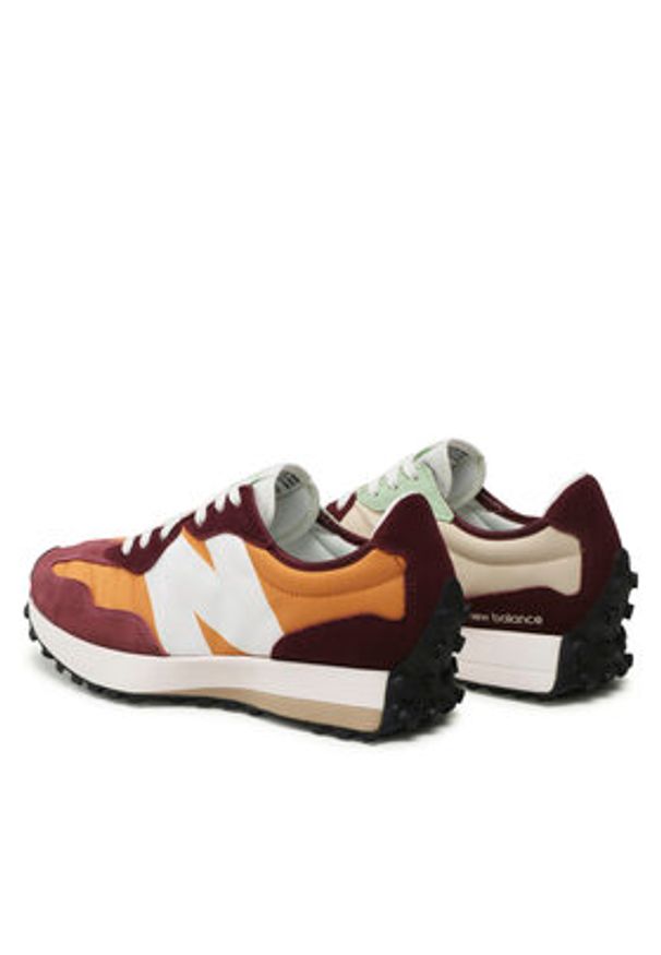 New Balance Sneakersy MS327OA Pomarańczowy. Kolor: pomarańczowy. Materiał: zamsz, skóra