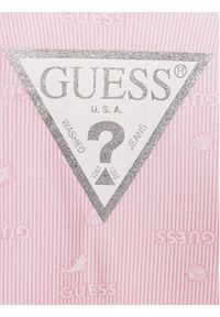 Guess Romper S4GG02 K6YW4 Różowy Regular Fit. Kolor: różowy. Materiał: bawełna