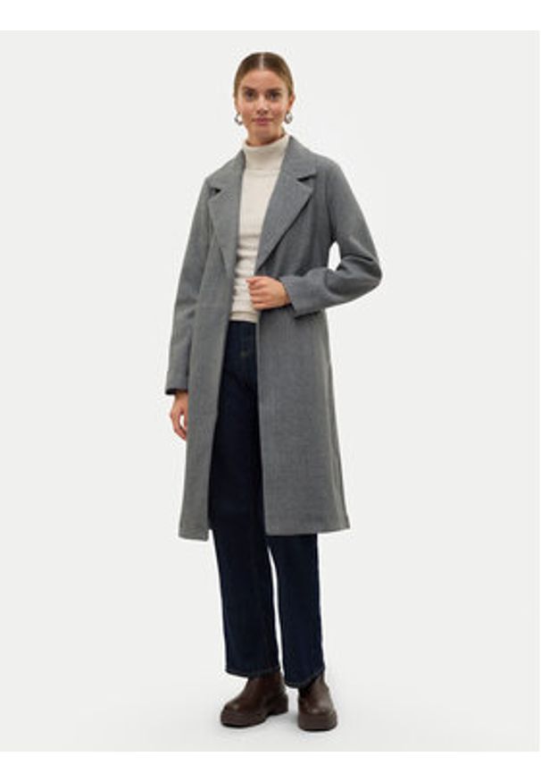 Vero Moda Płaszcz przejściowy Fortuneaya 10278330 Szary Regular Fit. Kolor: szary. Materiał: syntetyk