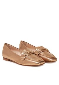 Pollini Loafersy PA10121C0MPE0900 Złoty. Kolor: złoty. Materiał: skóra #2