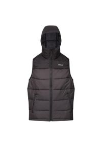 Kamizelka turystyczna męska Nevado Regatta ocieplana. Kolor: szary, wielokolorowy, czarny. Materiał: puch. Sport: turystyka piesza #1