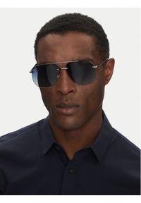 Trussardi Jeans - Trussardi Okulary przeciwsłoneczne TSM3024 Srebrny. Kolor: srebrny