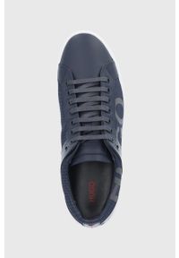 Hugo Buty Futurism kolor granatowy. Nosek buta: okrągły. Zapięcie: sznurówki. Kolor: niebieski. Materiał: guma