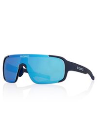 OPC - Okulary przeciwsłoneczne ALL ROUND JET I Matt Navy Blue/ Blue REVO + ETUI. Kolor: niebieski #1