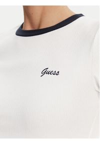 Guess T-Shirt V5GP08 KCRN2 Biały Regular Fit. Kolor: biały. Materiał: bawełna