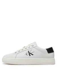 Calvin Klein Jeans Sneakersy Classic Cupsole Laceup Low Lth YM0YM00491 Biały. Kolor: biały. Materiał: skóra #6