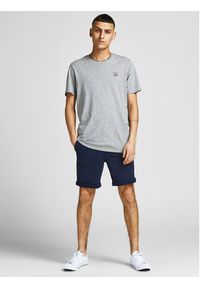 Jack & Jones - Jack&Jones Szorty materiałowe Dave 12182549 Granatowy Regular Fit. Kolor: niebieski. Materiał: bawełna #7