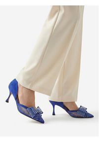 Eva Minge Szpilki EO-AVA-78096-202 Niebieski. Kolor: niebieski. Materiał: skóra, zamsz. Obcas: na szpilce #3