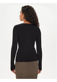 Guess Sweter Destiny W4YR17 Z37K0 Czarny Pullover Fit. Kolor: czarny. Materiał: syntetyk