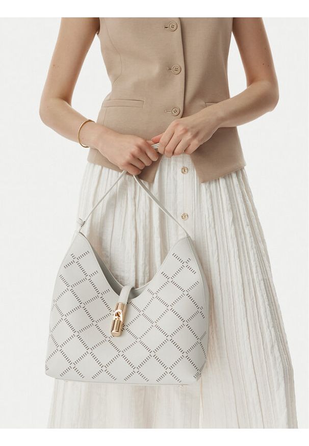 Furla Torebka Goccia M WB01499 BX3947 KH 1704S Biały. Kolor: biały. Materiał: skórzane
