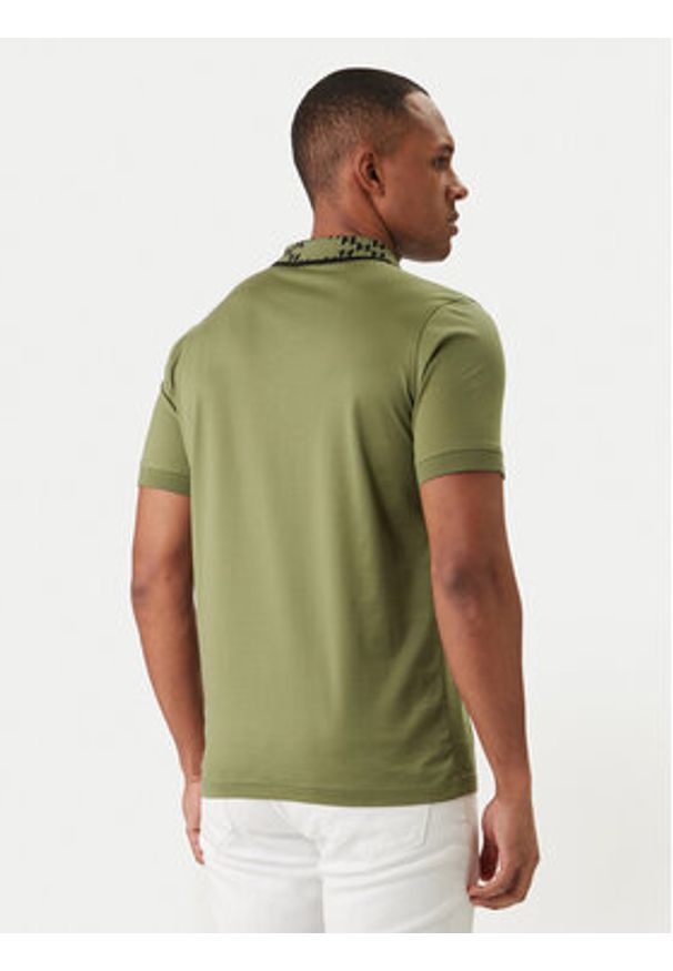Karl Lagerfeld - KARL LAGERFELD Polo 745010 562200 Zielony Regular Fit. Typ kołnierza: polo. Kolor: zielony. Materiał: bawełna