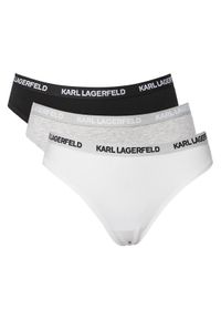 Karl Lagerfeld - KARL LAGERFELD Komplet stringów B1W47031 Kolorowy. Materiał: bawełna. Wzór: kolorowy #1