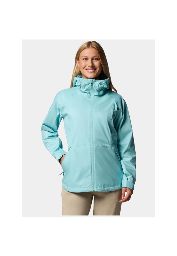 columbia - Płaszcz przeciwdeszczowy damski Columbia Inner Limits III. Kolor: zielony. Sport: turystyka piesza