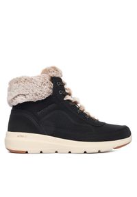 skechers - Skechers Trzewiki Glacial Ultra 144199/BLK Czarny. Kolor: czarny. Materiał: skóra