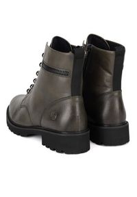 Remonte Botki D8670-52 Zielony. Kolor: zielony. Materiał: skóra